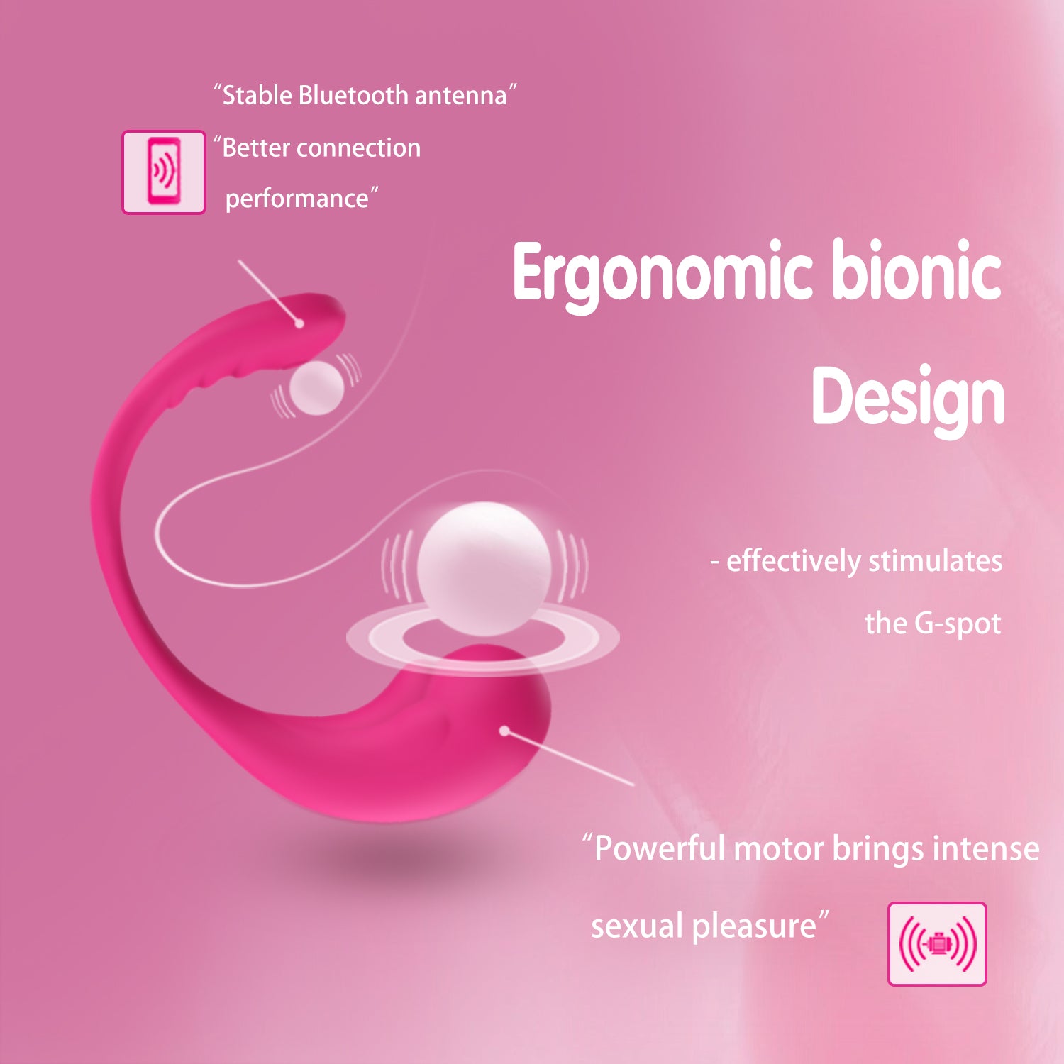 Lace - AI-Powered Smart App-Controlled Vibrator for Women | G-Spot Stimulator & Remote Couples Play