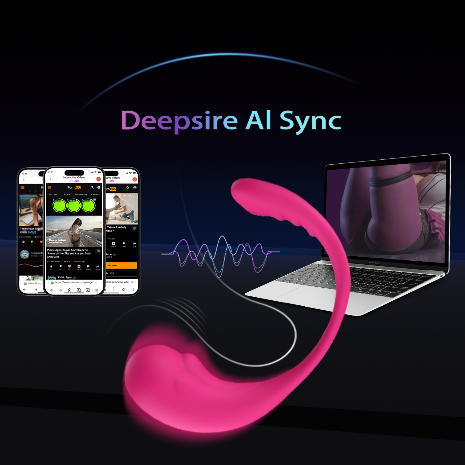 Lace - AI-Powered Smart App-Controlled Vibrator for Women | G-Spot Stimulator & Remote Couples Play